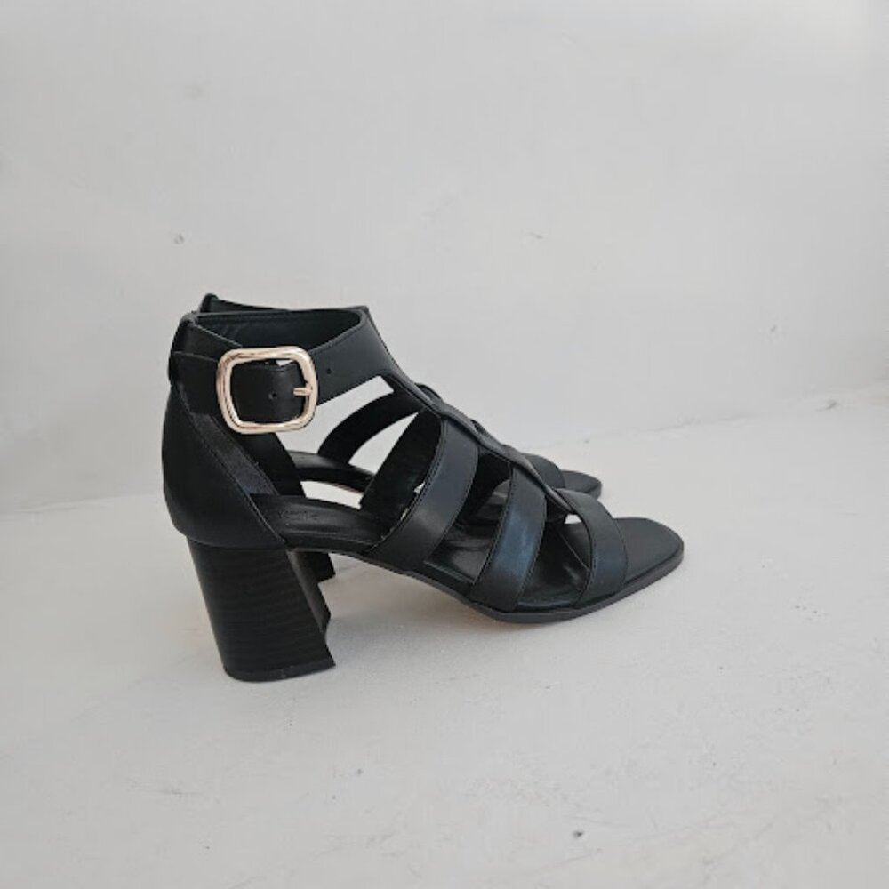 Nordstrom Rack Women’s Black Gladiator Buckle Heels